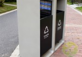 戶外智慧公園太陽能滅蚊燈不銹鋼分類垃圾桶定制