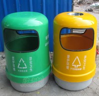 玻璃鋼雙桶垃圾桶