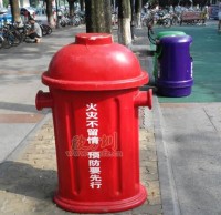 玻璃鋼消防垃圾桶