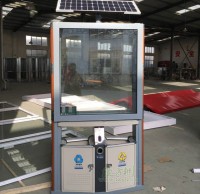 鋼制廣告垃圾桶