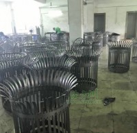 花籃式垃圾桶工廠生產(chǎn)圖