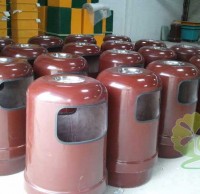 戶外環保玻璃鋼圓形垃圾桶