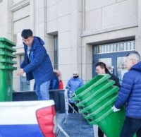 安置分類垃圾桶引領社區新風尚