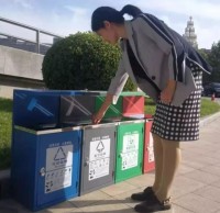 河北衡水新增96個(gè)分類垃圾桶