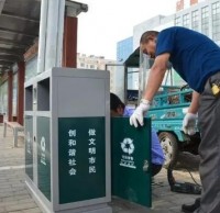 含山安裝新型垃圾桶，培育垃圾分類習(xí)慣