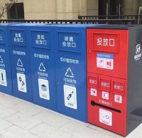戶外大容量垃圾分類房定制