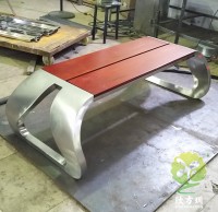 高檔精品加厚不銹鋼休閑椅