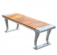 小區廣場戶外雙人不銹鋼休閑椅