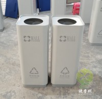 室內方形組合式不銹鋼分類垃圾桶
