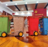 巧手制作垃圾桶 垃圾分類我在行