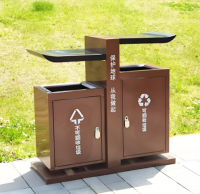 創(chuàng)意金屬垃圾箱戶外公園的環(huán)保藝術革命