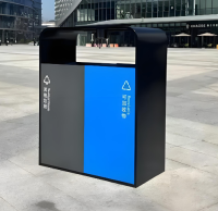 精工定制鍍鋅板分類(lèi)桶重塑廣場(chǎng)文明