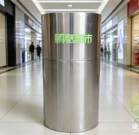 定制圓柱形垃圾桶超市空間的隱秘“流量樞紐”